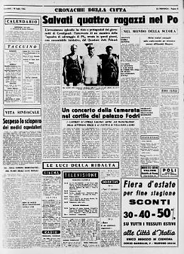 Salvati quattro ragazzi nel Po