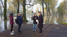 Sforza:  «Il colmo della piena intorno alle 13»