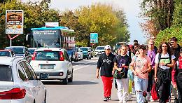 &laquo;L&rsquo;invasione degli studenti paralizza il traffico in citt&agrave;&raquo;