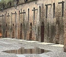 La nuova strada &egrave; gi&agrave; allagata