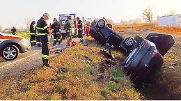 Spaventoso incidente sulla provinciale per Pandino, coinvolta una bimba di 3 anni