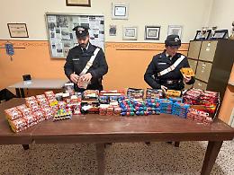 Sequestrati 219 fuochi d&rsquo;artificio venduti senza autorizzazione