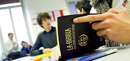 Religione in classe per 7 studenti su 10