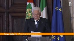 Mattarella "Le difficoltà del Ssn sono ostacolo a diritto alla salute"