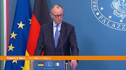 Merz "Tra Germania e Italia naturale sintonia, vogliamo industria competitiva"