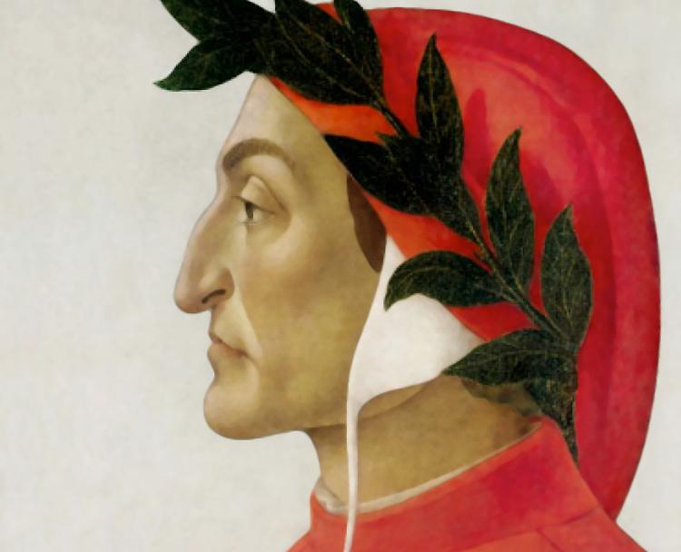 Ritratto di Dante del pittore Sandro Botticelli