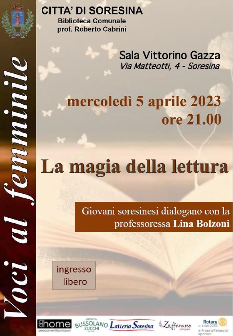 L'incontro "La magia della lettura"