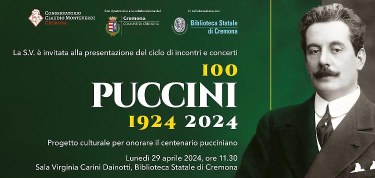 Presentazione del ciclo di incontri in onore di Puccini