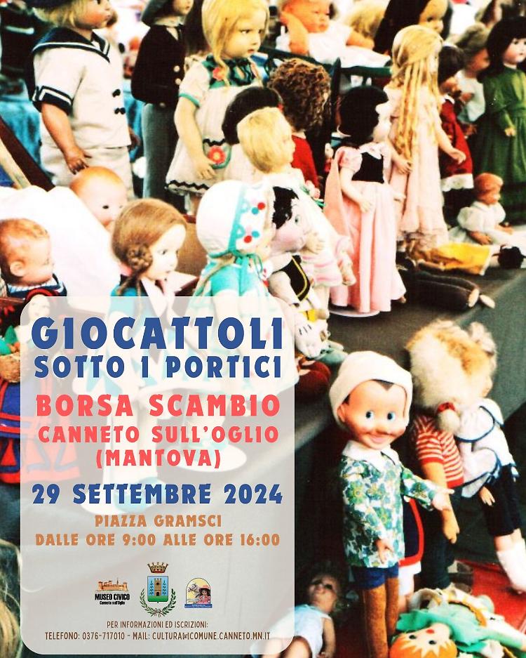 "Giocattoli sotto i portici" Borsa Scambio del giocattolo