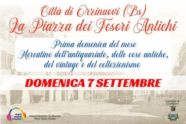 La Piazza dei Tesori Antichi. Mercatino antiquario