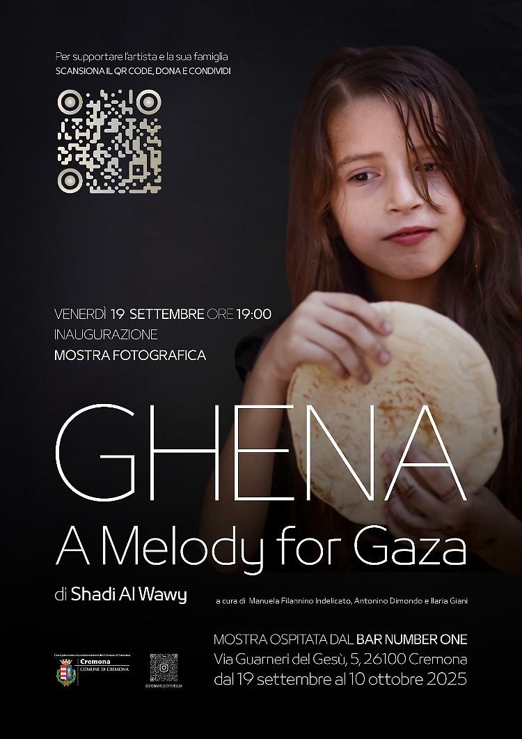 Inaugurazione della mostra "Ghena. A Melody for Gaza"