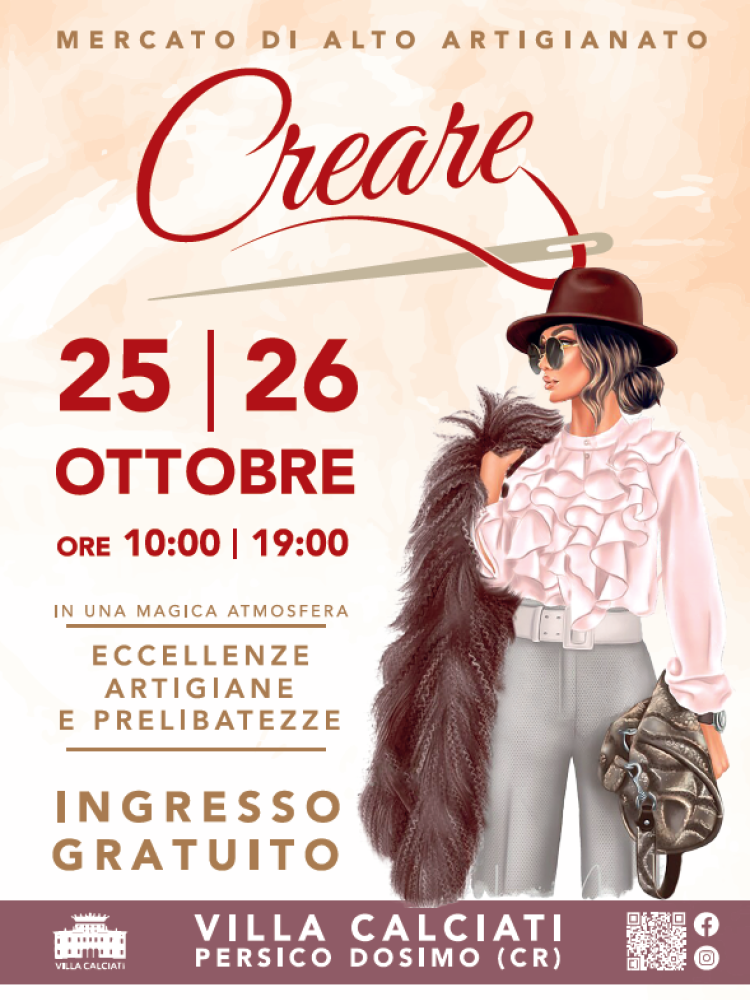 Creare: mostra-mercato di alto artigianato