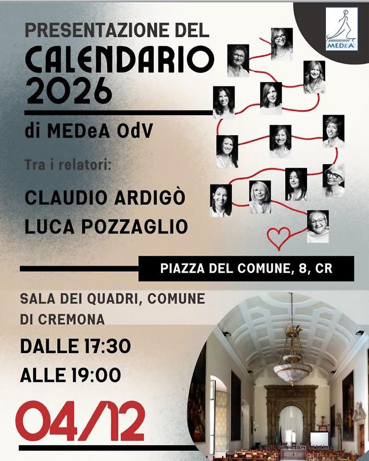 Presentazione del Calendario dell’Associazione Medea ODV