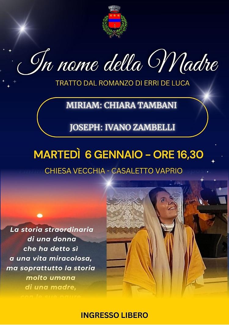  "In nome della madre" spettacolo teatrale