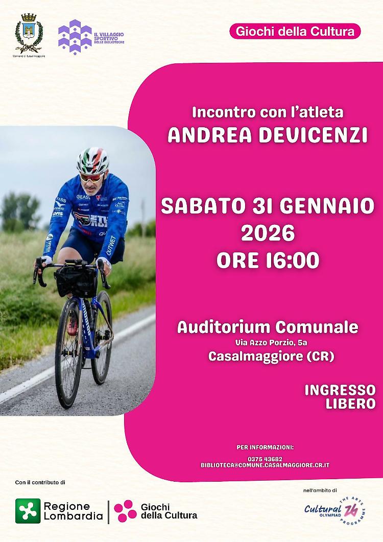 Incontro con Andrea Devicenzi, atleta paralimpico