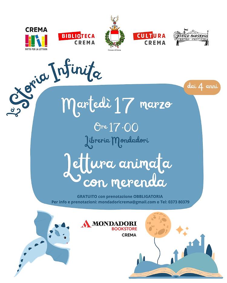 Lettura animata con merenda - Dai 4 anni