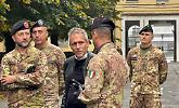 «Un presidio di sicurezza concreto», il sindaco visita il 10° Reggimento Genio Guastatori