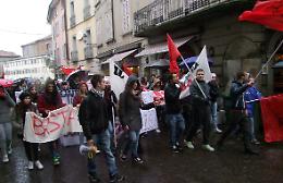 Sciopero, corteo studentesco in centro