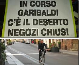 No a corso Garibaldi pedonale
Negozi, la protesta dei cartelli