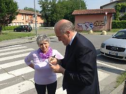 Perri in visita al quartiere Zaist