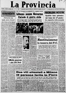 Due attentati a Milano: sono i primi atti terrostici degli anni di piombo