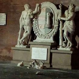 Selfie e statua danneggiata, scattano le denunce