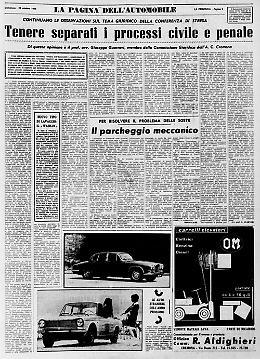 Tenere separati i processi civile e penale 
LE OSSERVAZIONI SUL TEMA GIURIDICO DELLA CONFERENZA DI STRESA