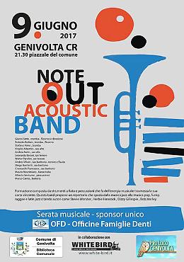 "Note Out Acoustic Band" inaugura la stagione estiva dei concerti jazz