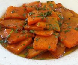 LA RICETTA
Zucca in agrodolce alla siciliana