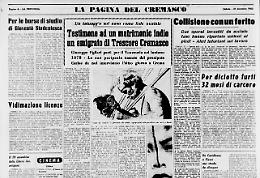 Testimone ad un matrimonio indio un emigrato di Trescore Cremasco