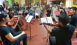 Concerto degli studenti dell’International Festival alla Casa giardino