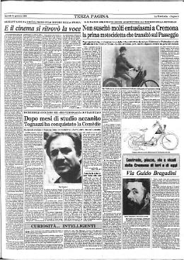 Dopo mesi di studio accanito Tognazzi ha conquistato la Comédie