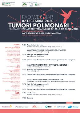 Due convegni di oncologia in modalità webinar