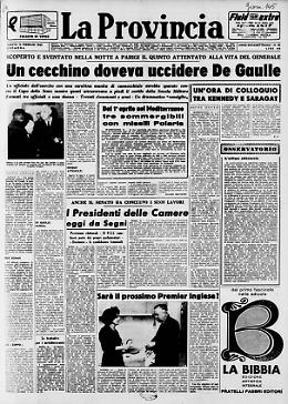 Un cecchino doveva uccidere De Gaulle
