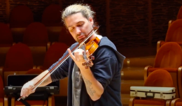David Garrett a Cremona, un'audizione speciale al Museo del Violino