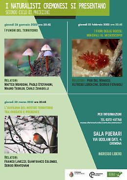 Secondo ciclo della rassegna I naturalisti cremonesi si presentano