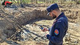 Sfregio ambientale: nel Parco del Morbasco boschetto estirpato ed escavazione abusiva