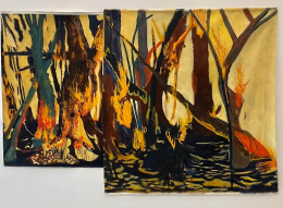Mostra "Foreste in fiamme"  di Mario Uliassi