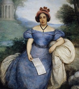 Ritratto della cantante Rosa Mariani di Piccio 