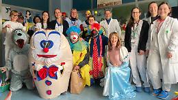 Il carnevale di Pescarolo porta maschere e allegria in Pediatria