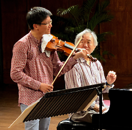 Audizione speciale: Dan Zhu, violino – Kun Woo Paik, piano