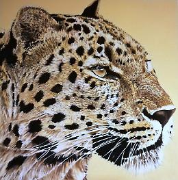 “Endangered” dipinti di animali a rischio d'estinzione
