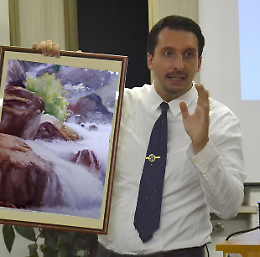 Conferenza di Simone Fappanni con gli scatti di Canevisio