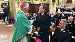 Il generale Galletta ospite alla messa conclusiva della visita pastorale del vescovo