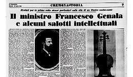 Personaggi illustri cremonesi: Francesco Genala e Antonio Stradivari