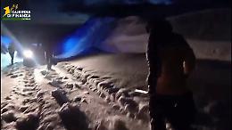 Bufera di neve sull'Etna, soccorse 5 persone rimaste bloccate in auto