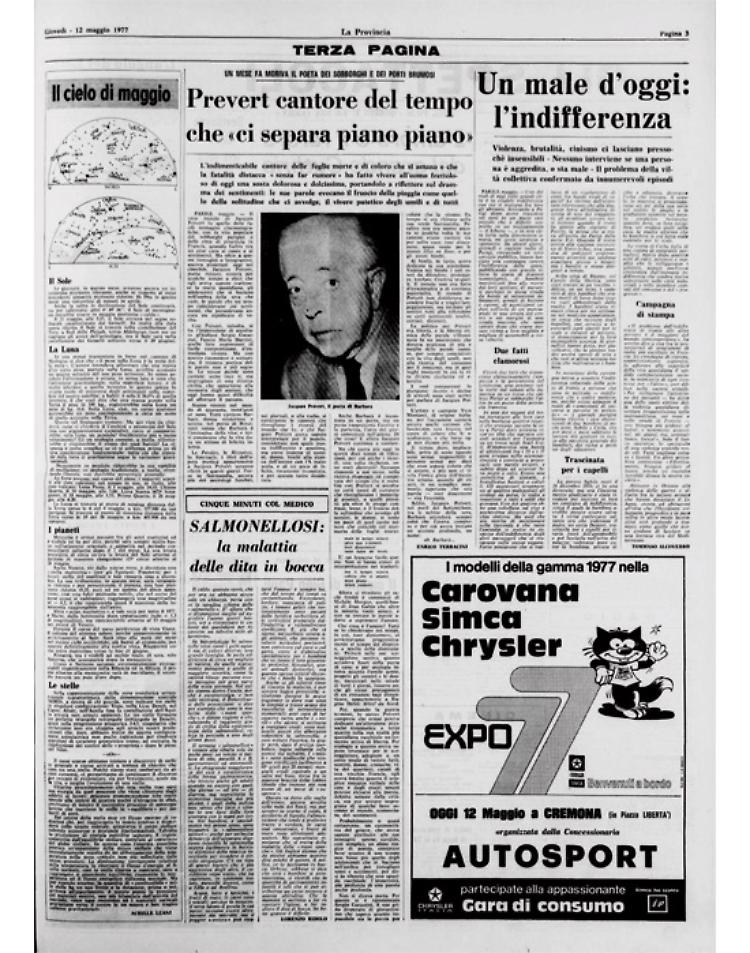 I ragazzi che si amano si baciano in piediContro le porte della notte...