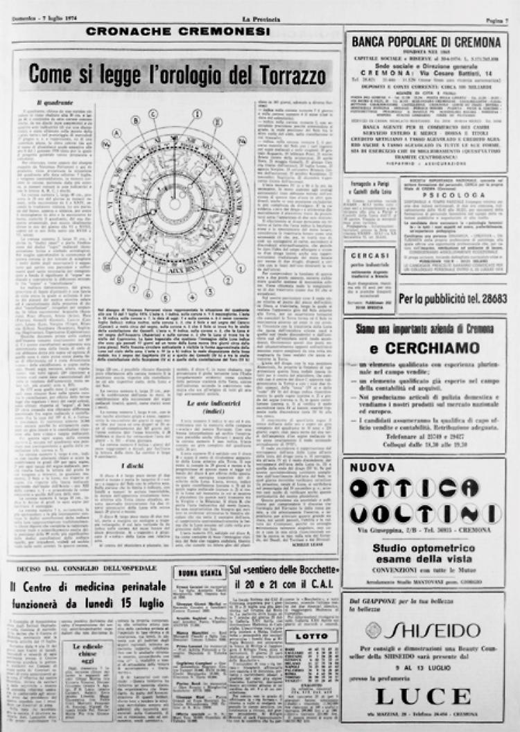 Come si legge l'orologio astronomico del Torrazzo