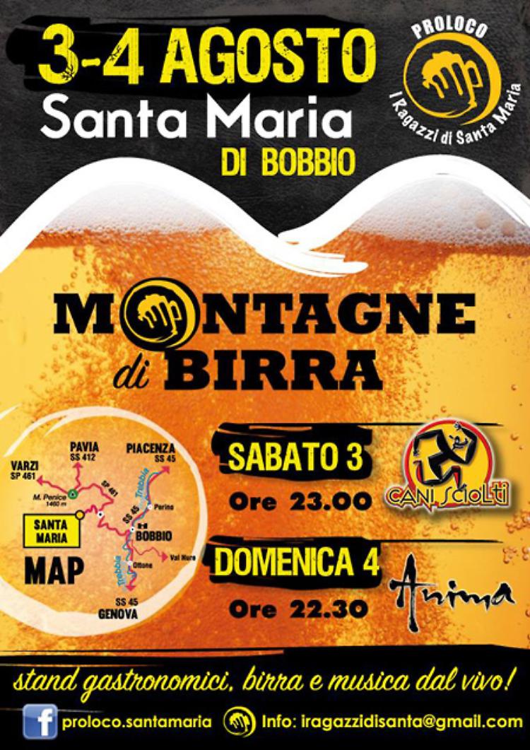 Montagne di Birra: festa della birra di Santa Maria di Bobbio