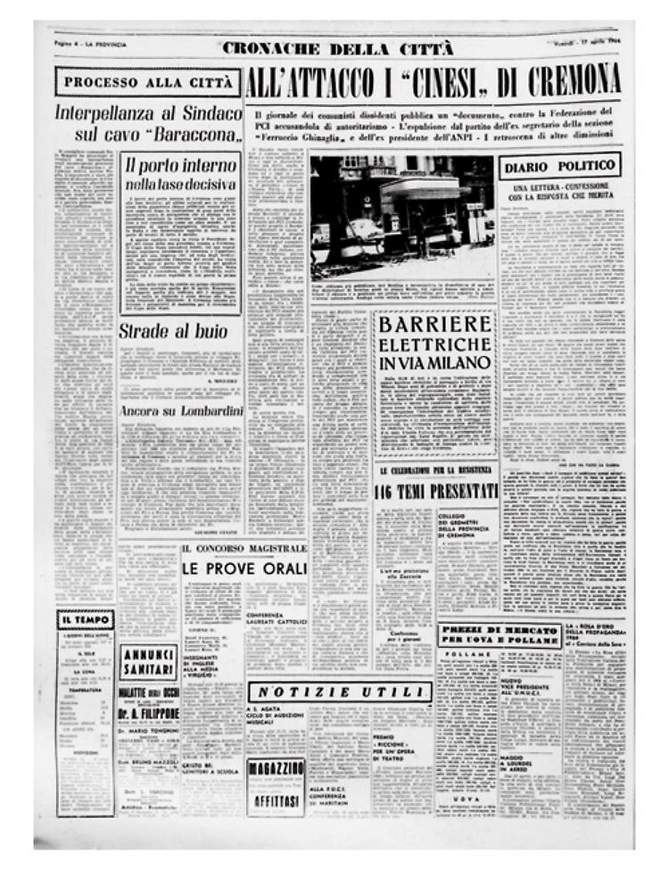 Il dissidio tutto comunista tra russi e cinesi passa da Cremona